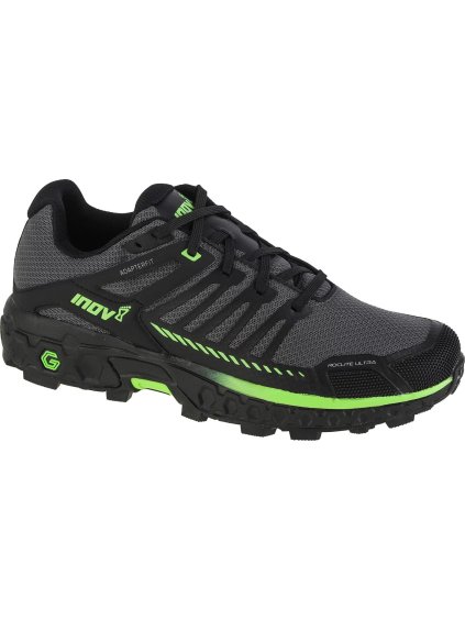 Tmavě šedé pánské běžecké tenisky Inov-8 Roclite Ultra G 320 (Velikost 40,5)
