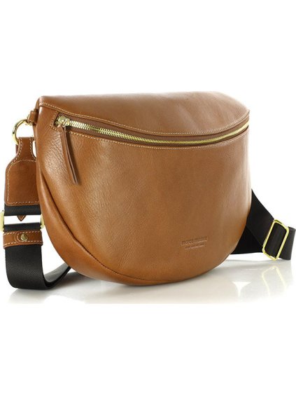 MARCO MAZZINI Hnědá dámská kožená ledvinka