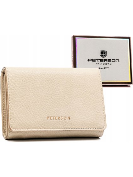 Peterson béžová prostorná peněženka Y682