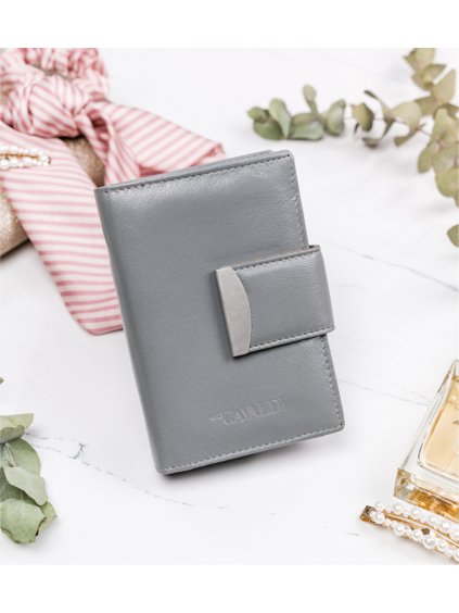 4U Cavaldi šedá dámská kožená peněženka M782