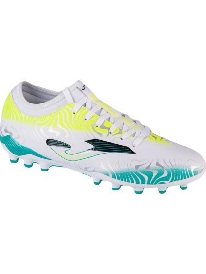 Bílo-tyrkysové kopačky Joma Evolution 2402 AG