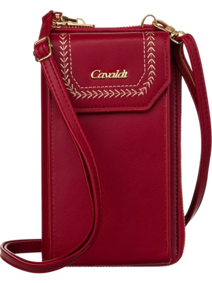 4U Cavaldi vínová peněženka s odnímatelným popruhem M842