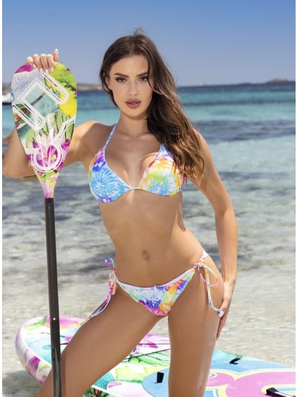 Batikované trojúhelníčkové bikiny Elsa