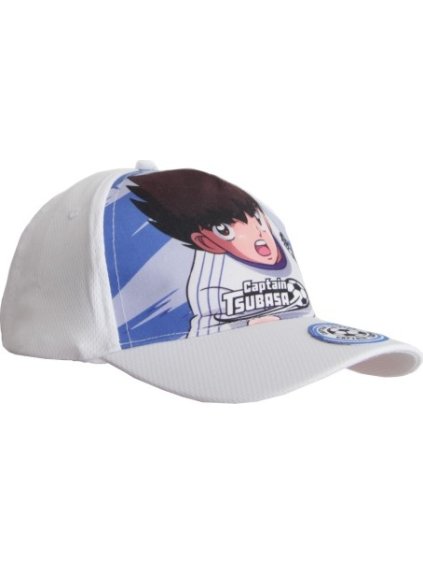 Bílá kšiltovka Captain Tsubasa (Velikost 54)