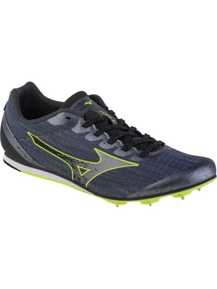 Tmavě modré pánské sprinterské tretry Mizuno X First (U) (Velikost 40)
