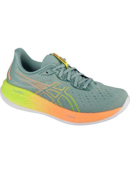 Zelené pánské běžecké boty ASICS Gel-Cumulus 26 Paris