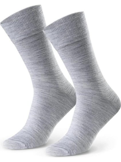 Šedé pánské merino ponožky Art.130