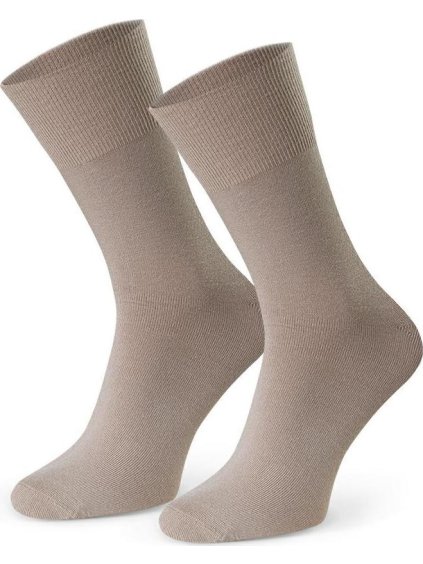 Béžové pánské bambusové ponožky Art.149