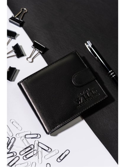 Always Wild černá klasická pánská peněženka na patentku A246