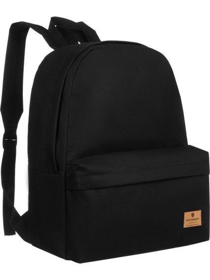 Peterson černý prostorný sportovní batoh z polyesteru