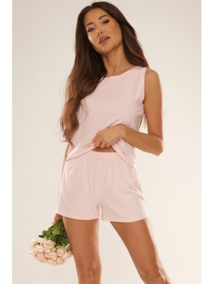 Letní krátké pyžamo De Lafense Freya 2