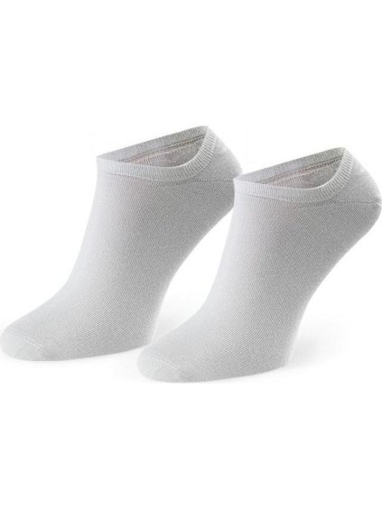 Světle šedé bambusové kotníkové ponožky Art. 094
