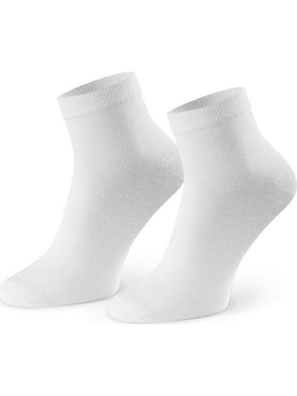 Bílé pánské bambusové ponožky Art.028
