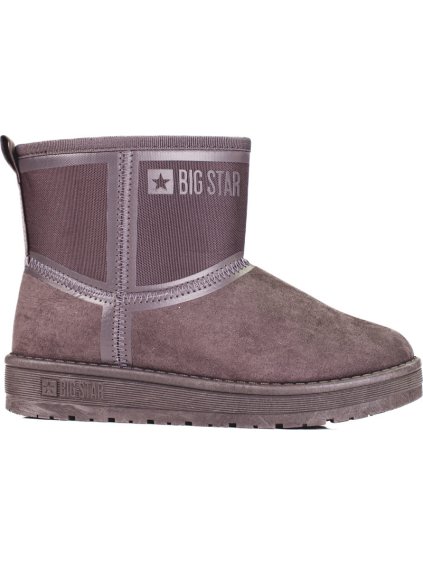 Šedé dámské krátké válenky Big Star