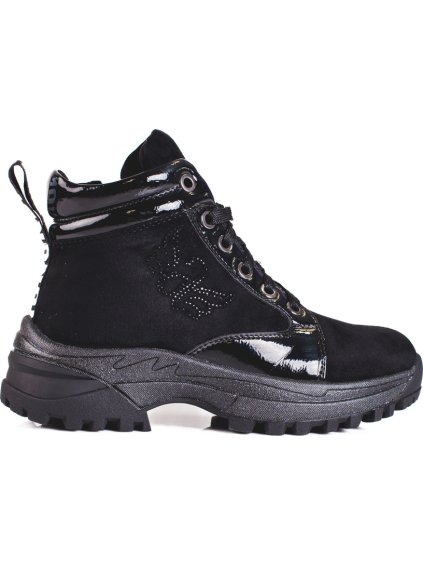 Dívčí kotníkové boty na silné podrážce