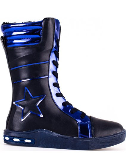 Dívčí kozačky s vysokým svrškem