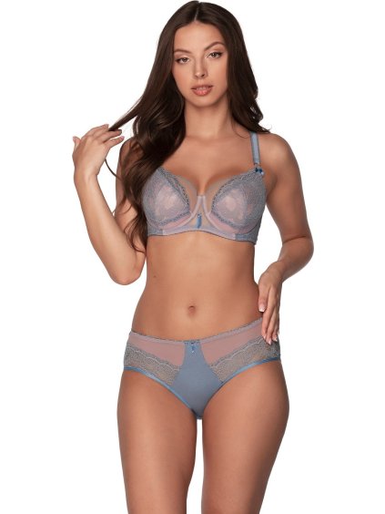 Světle modrá polovyztužená podprsenka Gaia Anastasia