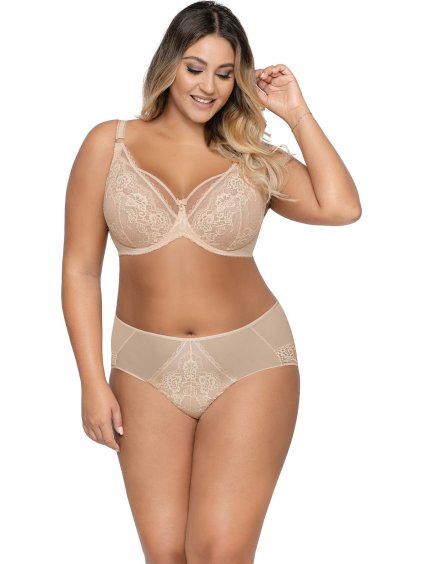 Béžová krajková podprsenka Ava 1824 Beige (Velikost 75H)