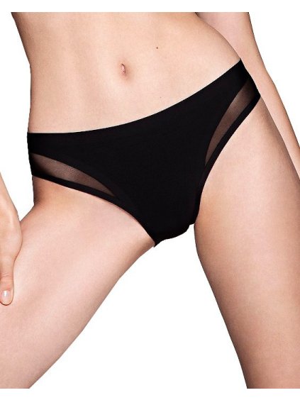 Černé bezešvé kalhotky Lama Laser Cut 5017 Plus