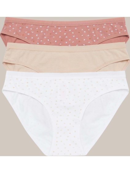 Sada 3 bavlněných kalhotek Henderson Ladies (Velikost XL)