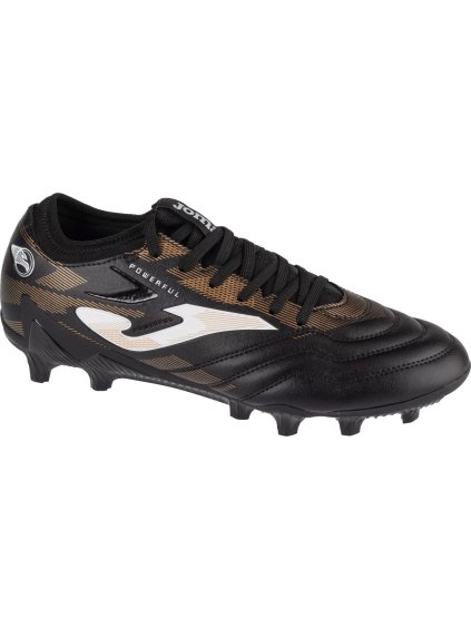 Černo-zlaté pánské kopačky Joma Powerful 2401 FG