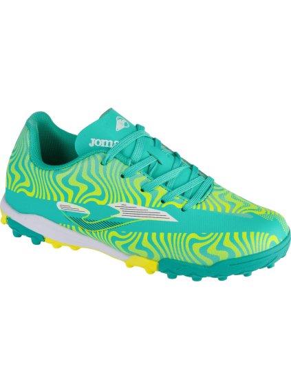 Tyrkysovo-žluté kopačky Joma Evolution Jr 2415 TF