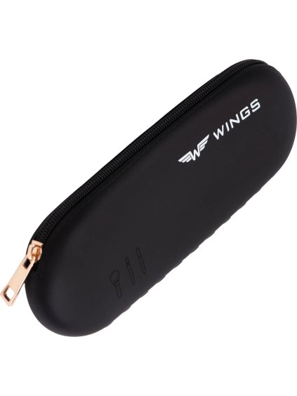 Černé cestovní pouzdro na štětce