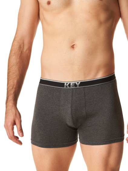Boxerky Key Adam (Velikost XL, Barva grafitová)