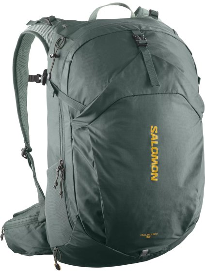 Tmavě zelený turistický batoh Salomon Trailblazer 30 Backpack