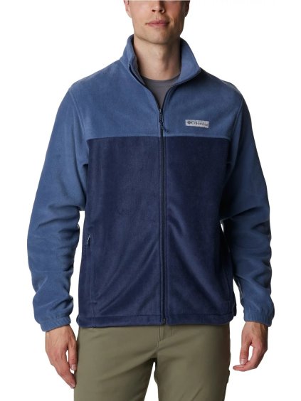 Modrá dvoubarevná fleecová mikina Columbia Steens Mountain 2.0 Full Zip Fleece