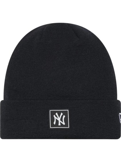 Černá čepice New Era Team Cuff Beanie New York Yankees Hat