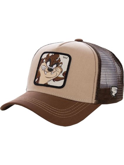 Hnědá kšiltovka Capslab Freegun Looney Tunes (Velikost ONE SIZE)