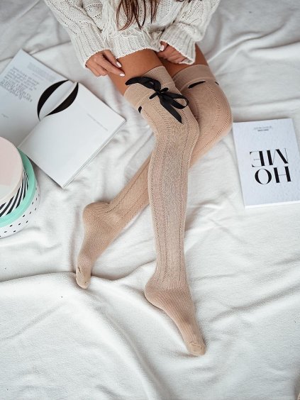 Nadkolenky s mašlí Milena Vera