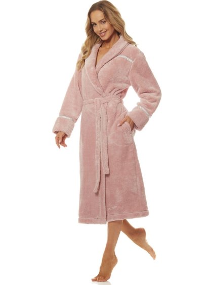Měkký župan Satin L&L (Velikost 3XL, Barva ecri)