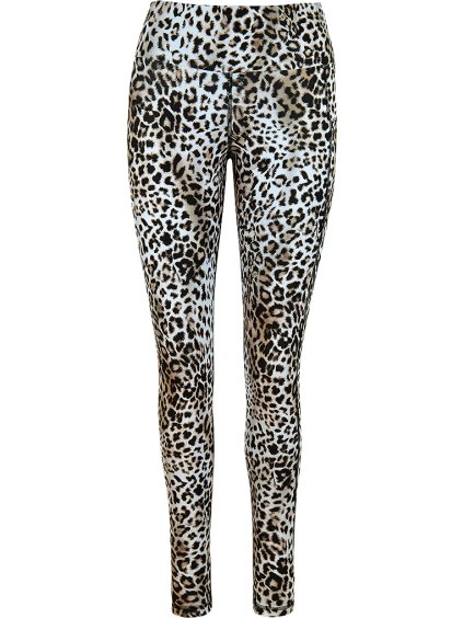 Dámské legíny s leopardím vzorem