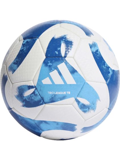 Bílo-modrý fotbalový míč adidas Tiro League FIFA Basic Ball