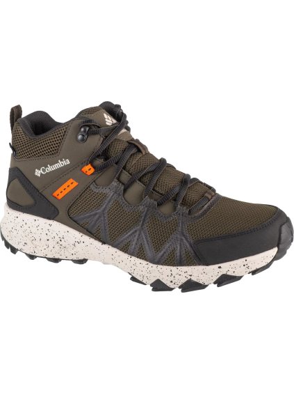 Tmavě zelené pánské kotníkové turistické boty Columbia Peakfreak II Mid Outdry