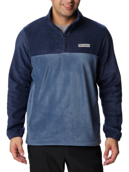 Tmavě modrá pánská fleecová mikina Columbia Steens Mountain Half Zip Fleece