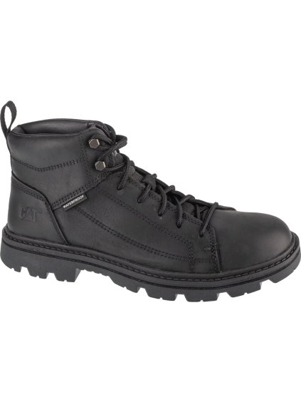 Černé pánské kožené kotníkové boty Caterpillar Modulate WP