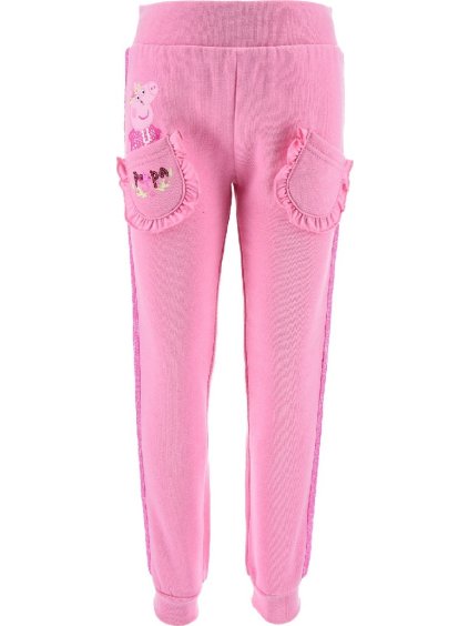 Růžové dívčí tepláky Peppa Pig (Velikost 110)