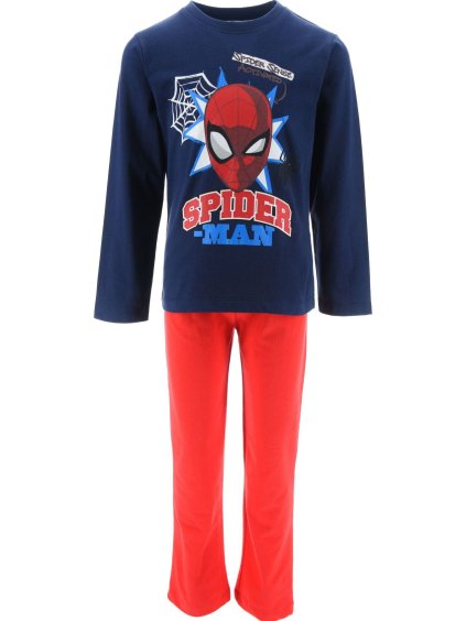 Červeno-modré chlapecké pyžamo Marvel: Spider-Man