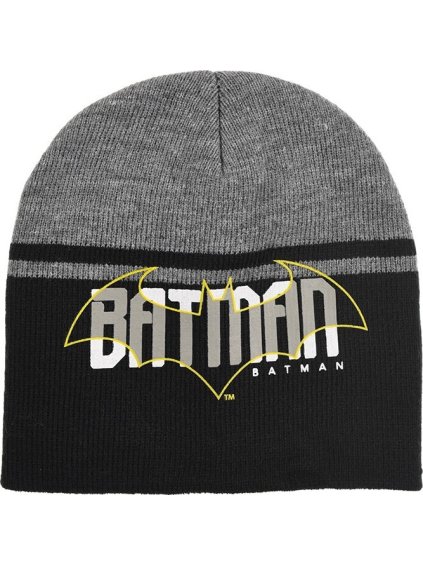 Batman šedo-černá chlapecká čepice (Velikost 54)