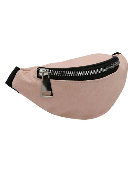 Lososová elegantní dámská ledvinka