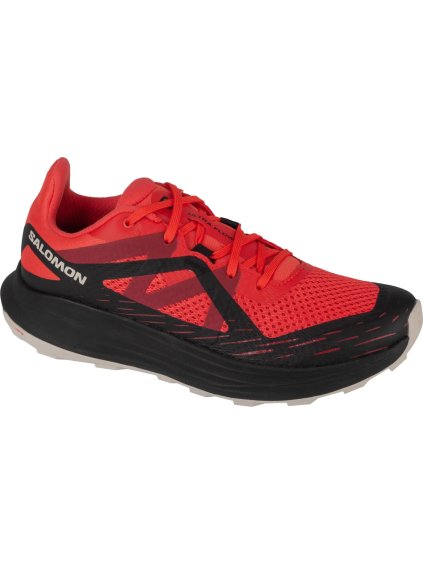 Červeno-černé běžecké tenisky Salomon Ultra Flow