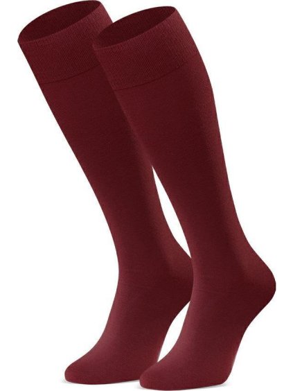 Vínové pánské podkolenky Art. 027