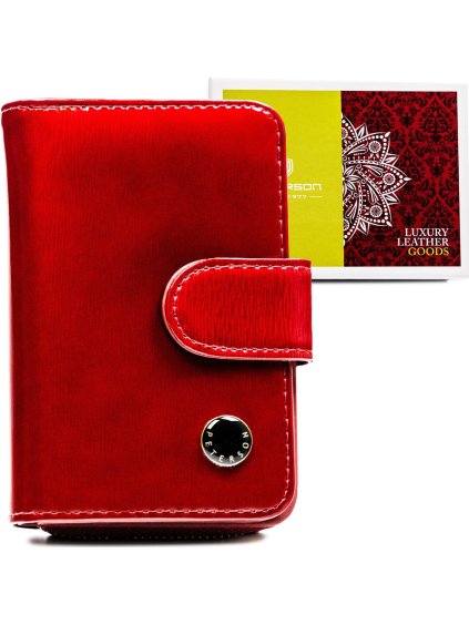 Elegantní dámská červená peněženka Peterson Y744