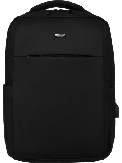 Peterson Multifunkční černý batoh s USB portem