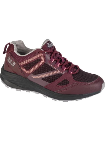 Fialové dámské turistické boty Jack Wolfskin South Striker Low W (Velikost 37)