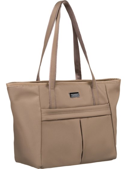 Peterson Béžová dámská prostorná shopper kabelka