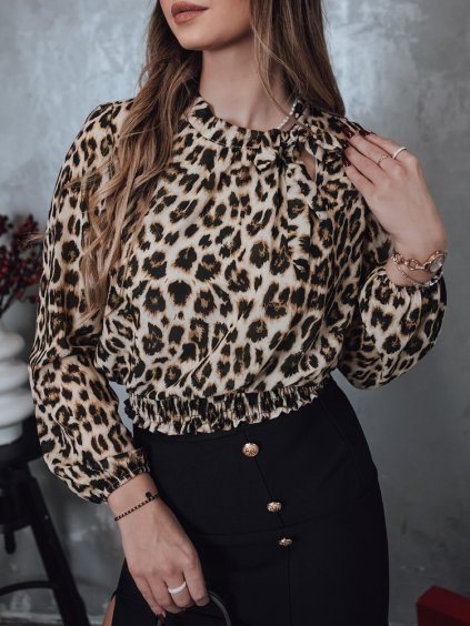 Dámská halenka s leopardím vzorem SAVANATOP